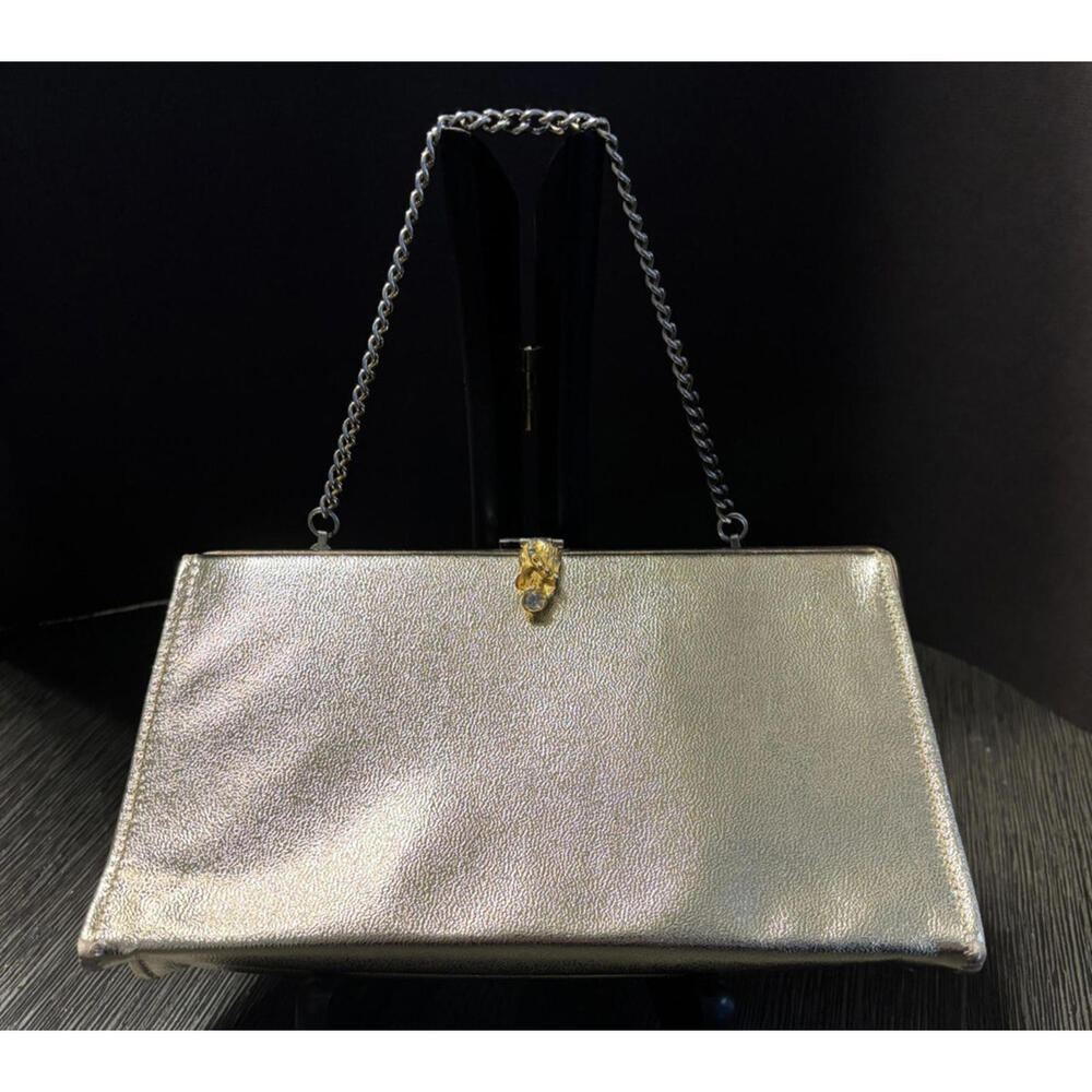 Vintage Gold Lame' Purse Pocketbook Bag Handbag Beautiful 1960's?